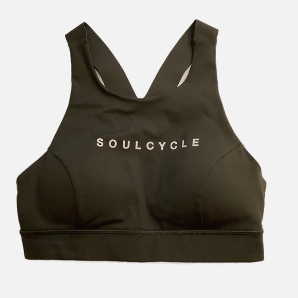LULULEMON x SOULCYCLE Olive Fast & Free Bra Size 8 - Picture 2 of 11